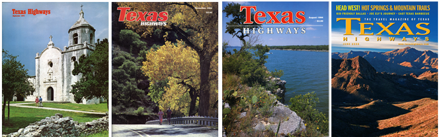 Different Texas Highways Covers From Over The Years