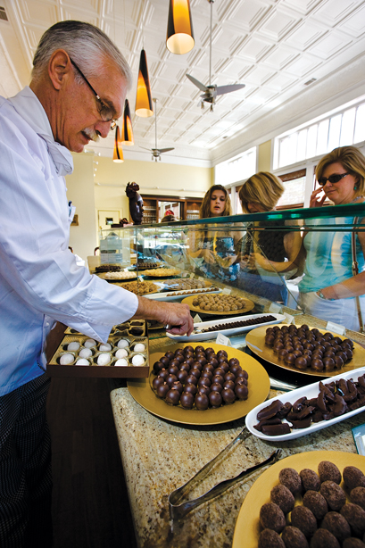 CocoaModa owner Ken Wilkinson calls chocolate one of life's greatest pleasures. (Photo by J. Griffis Smith)
