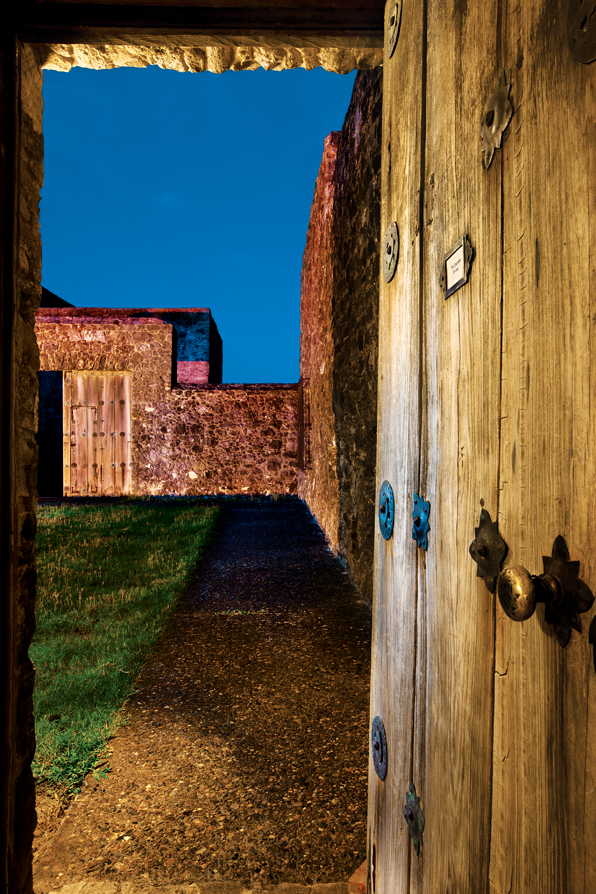 One of the most significant historic sites in Texas, Presidio La Bahía near Goliad offers overnight lodging in the fort’s former officer’s quarters. 