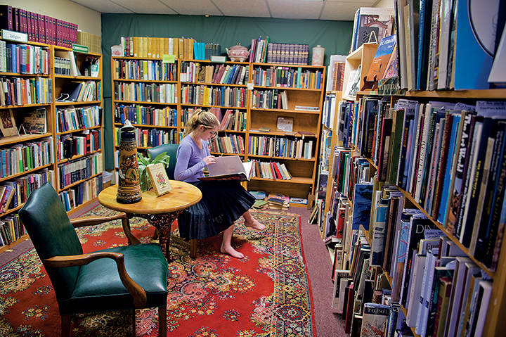 Since 2006, Berkman Books has offered rare, used and collectible volumes. (Photo by Kevin Stillman)