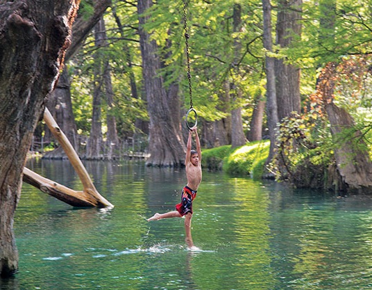 Blue Hole in Wimberly. (Photo by Will van Overbeek)