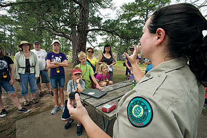 Find caches and geocaching classes at Texas state parks.