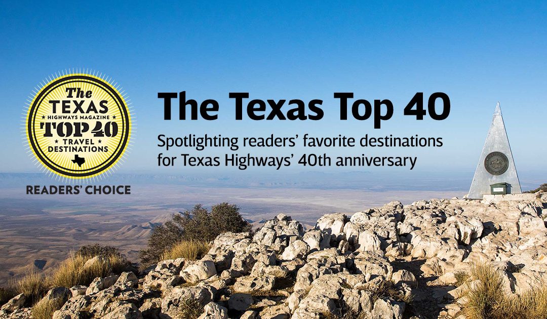 Texas Top 40 Travel Destinations