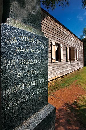 Houston's history is preserved at sites like Washington-on-the-Brazos, which includes a replica of Independence Hall. 
