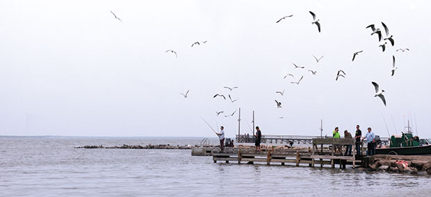 In Riviera, Kaufer-Hubert Memorial Park provides anglers access to Baffin Bay. 