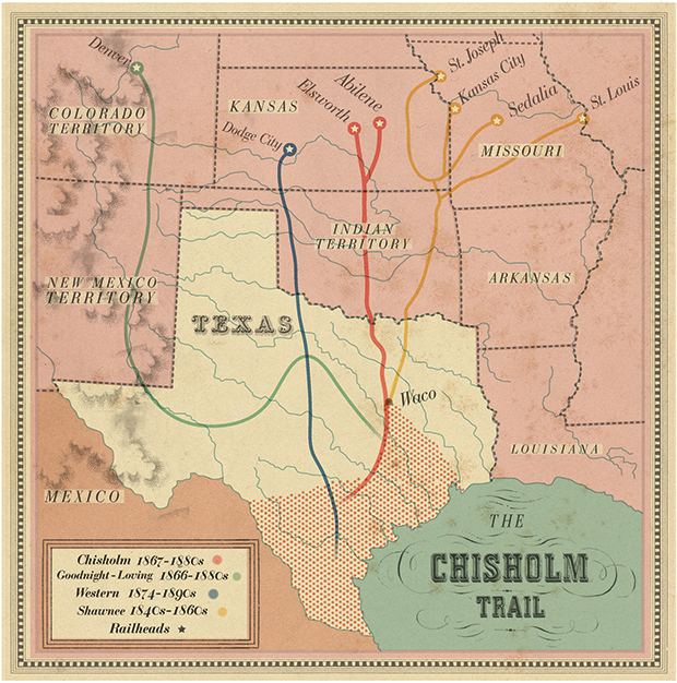 Chisolm Trail Map
