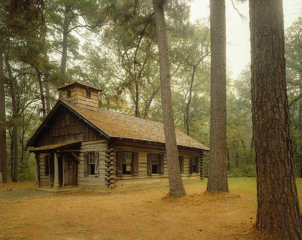 Mission Tejas State Park commemorates Spain’s 17th-century attempt to maintain its territory in East Texas