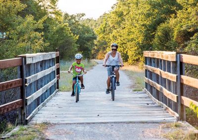 Rail-to-Trail Bicycling on the Lake Mineral Wells State Trailway