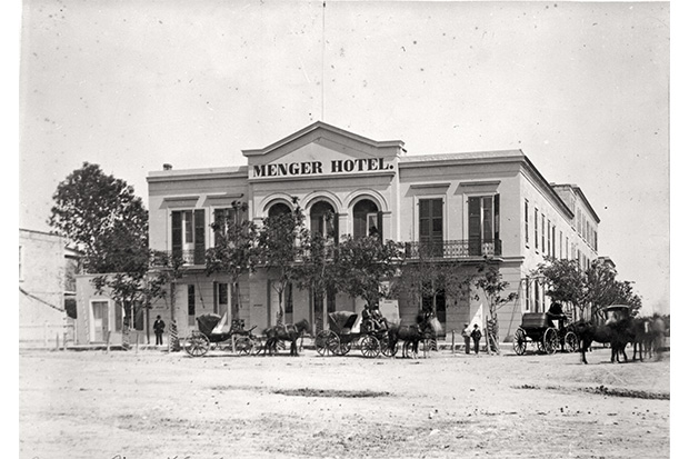 Historic photo of the Menger Hotel