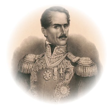 Historic illustration of Santa Anna