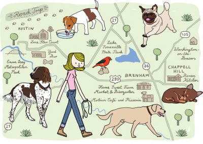 Dog-Friendly Trails, Restaurants, and Lodging in Central Texas