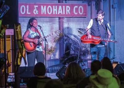 The Green Apple Art Center Brings Texas Music to Main Street in Eden