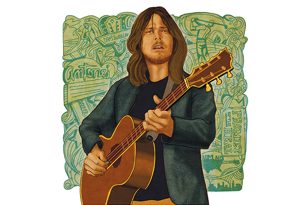 Lukas Nelson Illustration