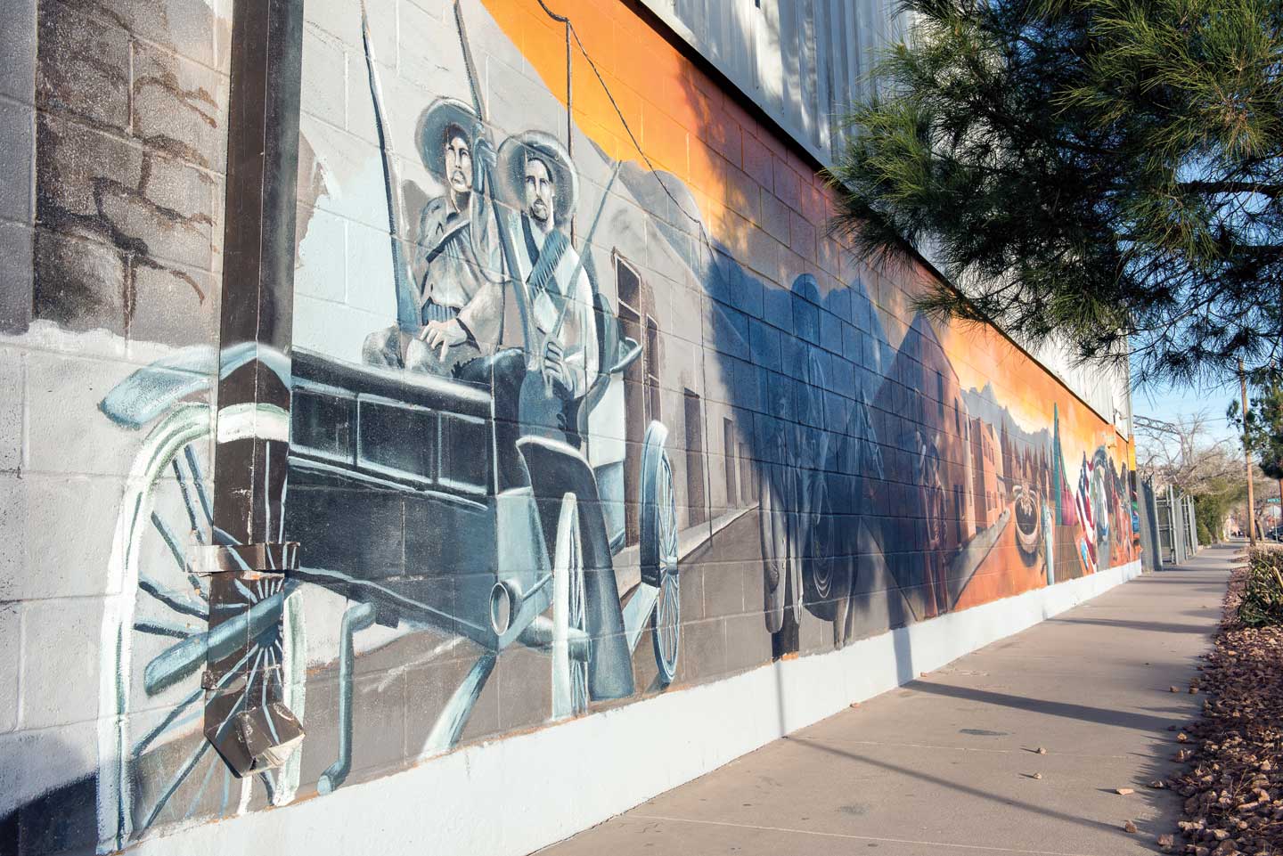 A mural in downtown El Paso