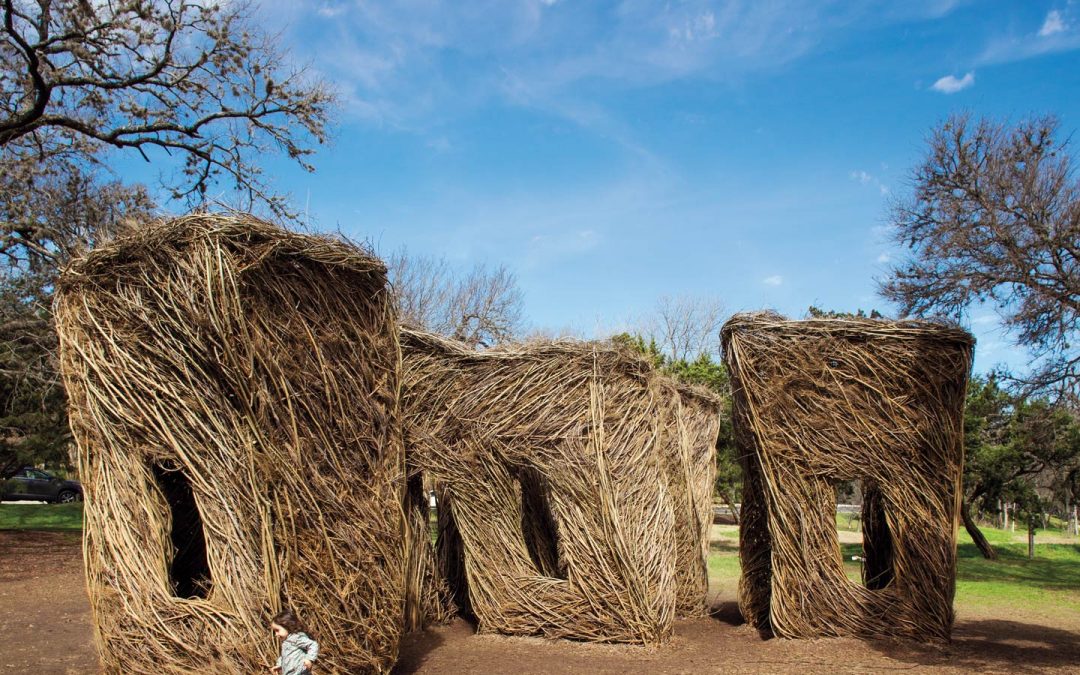 Renowned “Stickwork” Artist Brings Unusual Outdoor Exhibition to Texas