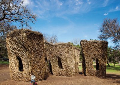 Renowned “Stickwork” Artist Brings Unusual Outdoor Exhibition to Texas