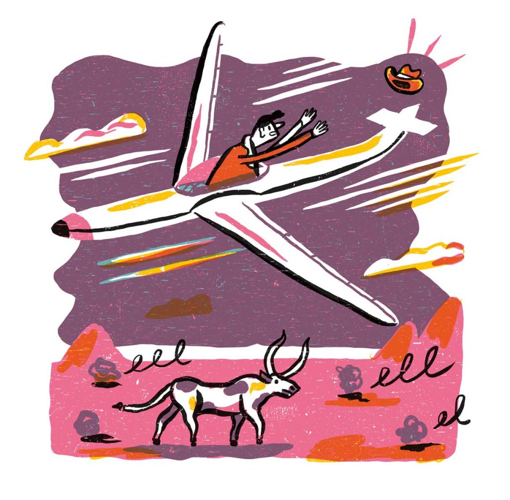 Illustration of a glider