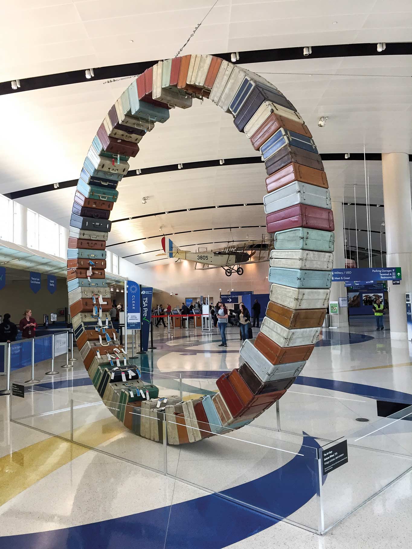 Sculpture at San Antonio Airport