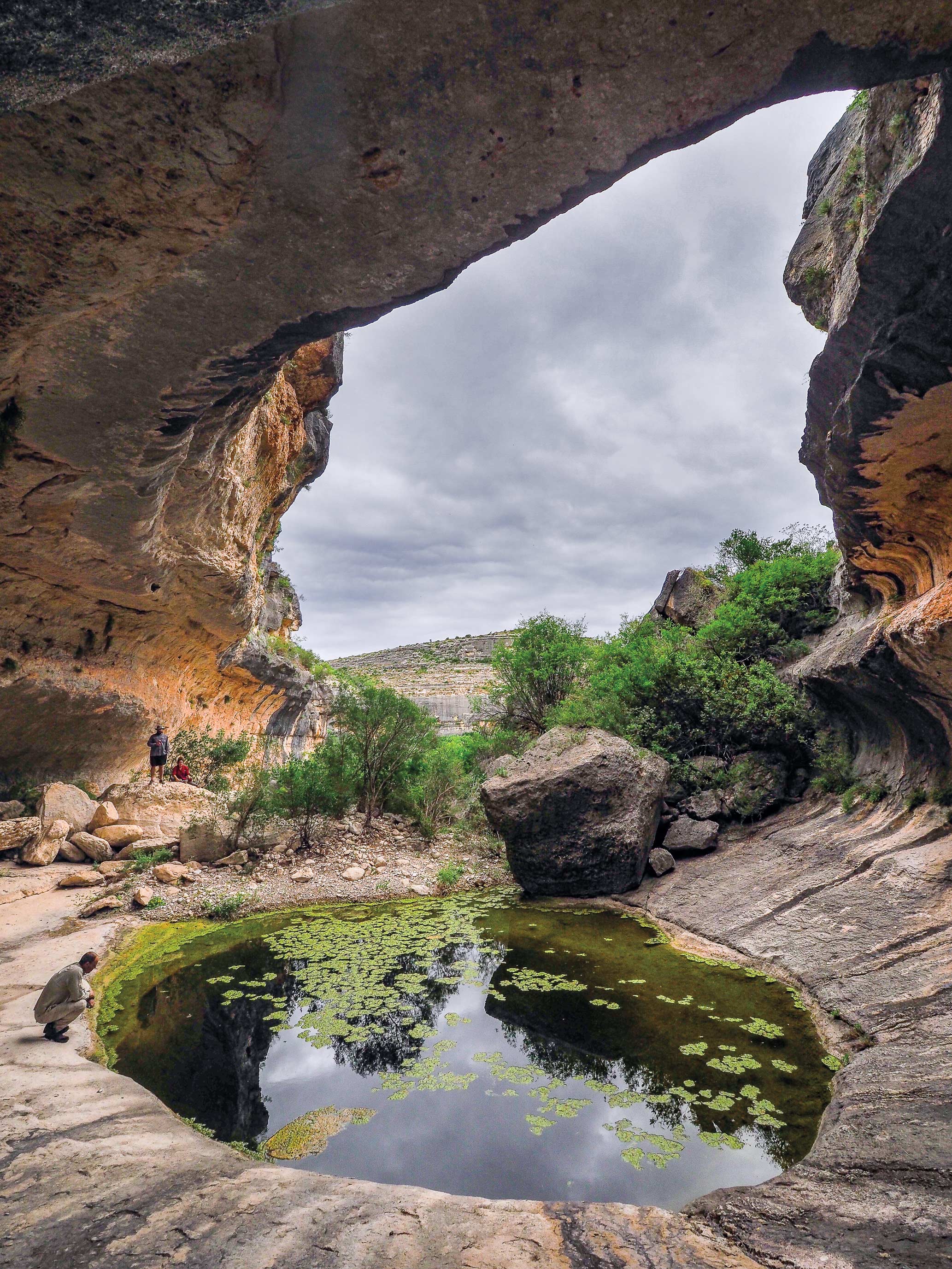 Pecos River at Pecos Texas - Upstream view