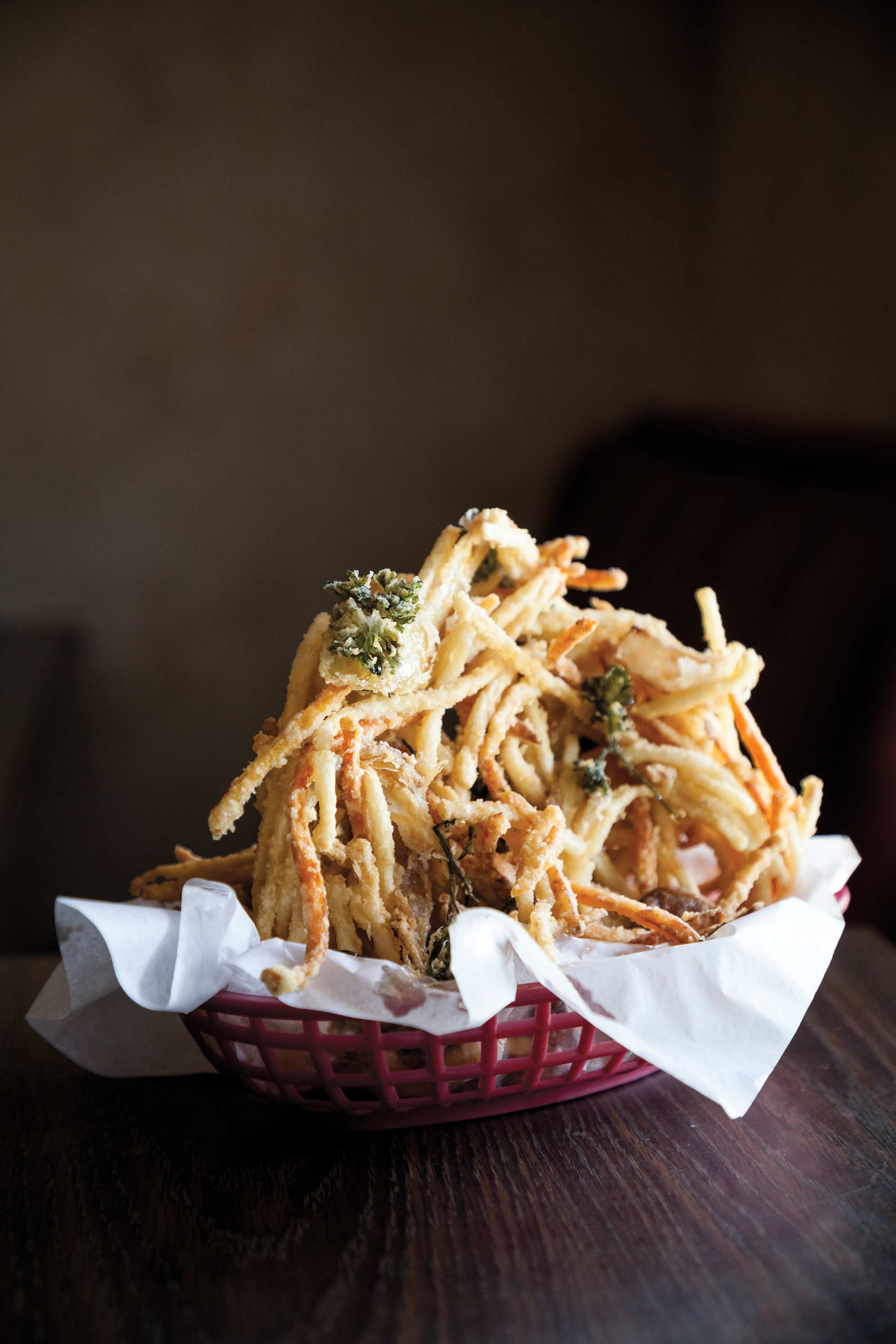 Large basket of fries