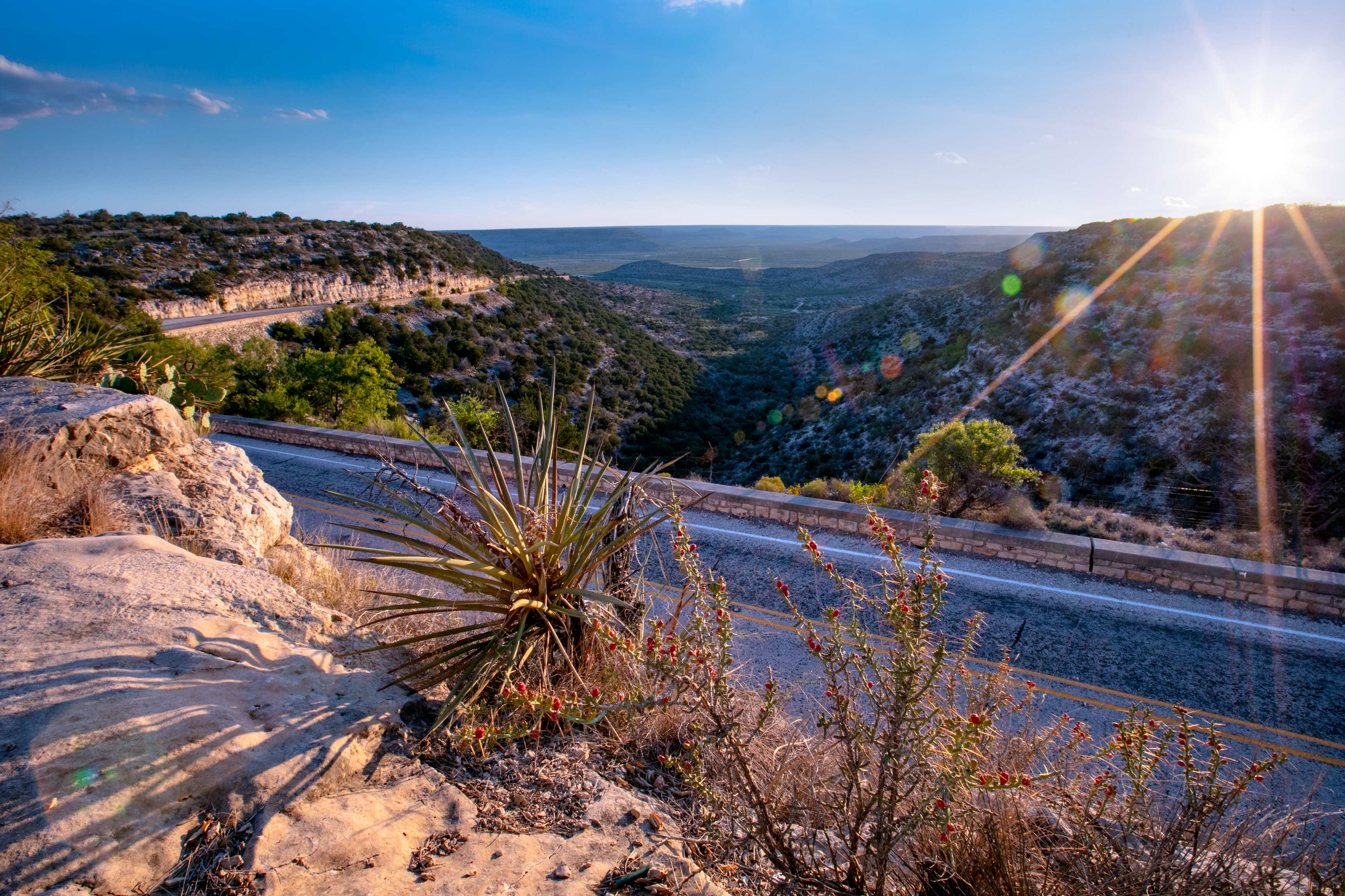 Overlooking the Pecos River Valley