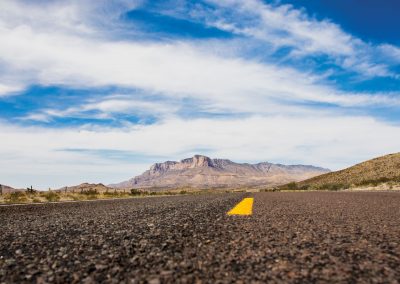 Photo: The Guadalupe Mountains Tower Above the West Texas Desert