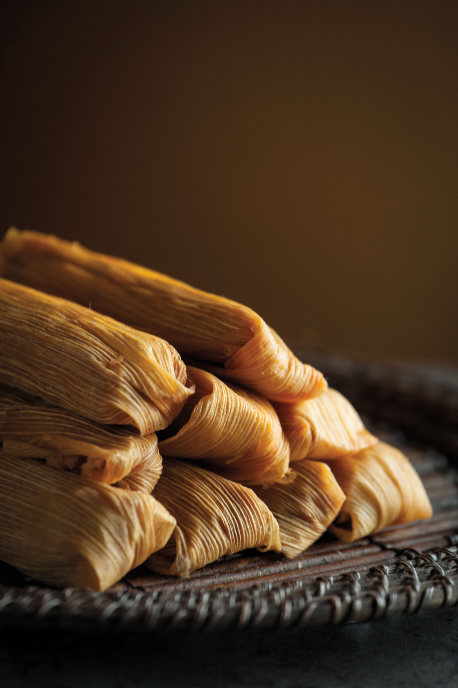 Tamales on a plate