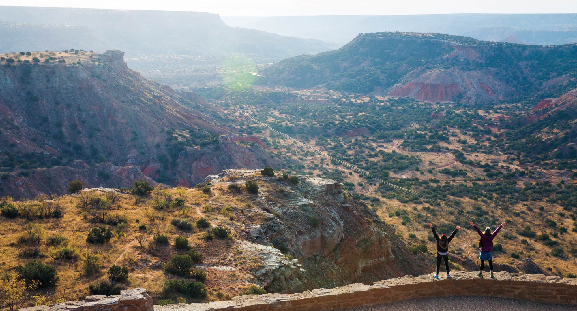 Looking into Palo Duro Canyon