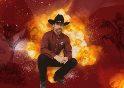 Dress up as Chuck Norris, then Run with the Man Himself