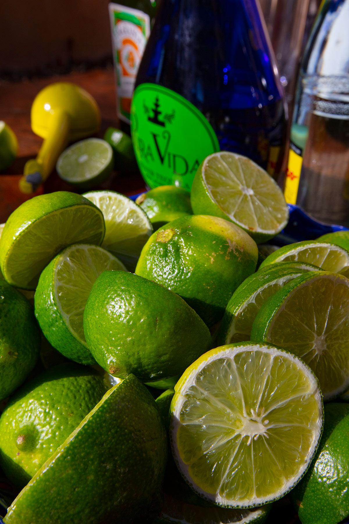 Fresh limes for ranch water