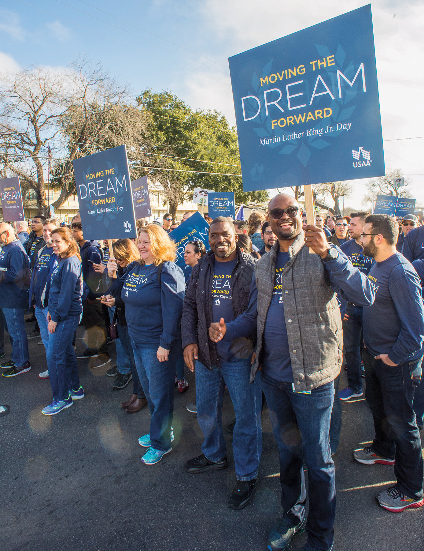 Participants in the MLK Jr. Parade