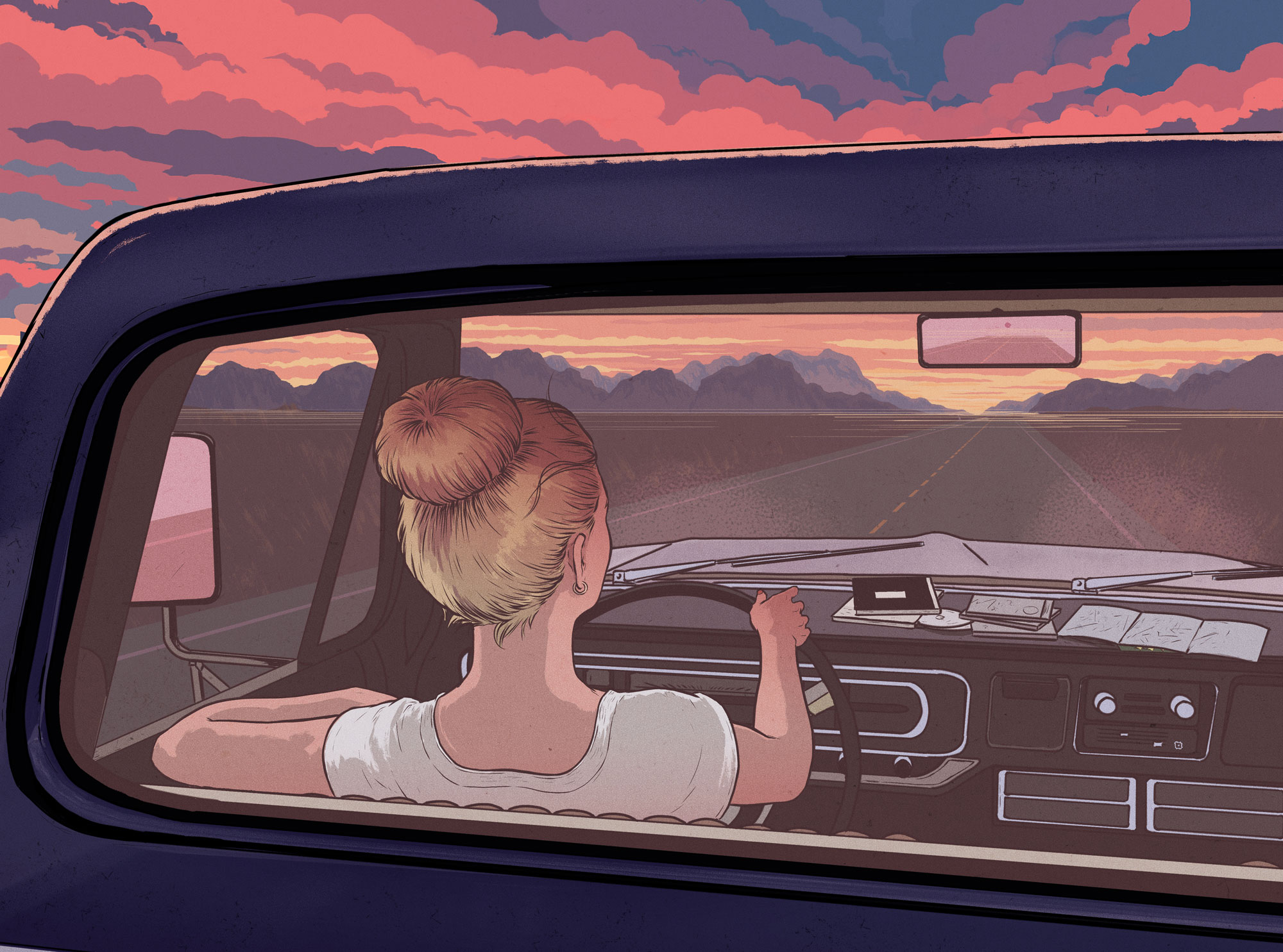 Road Trip Sunset by sanglamart on DeviantArt