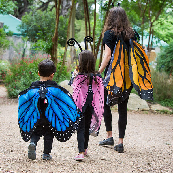 Children dressed as butterflies