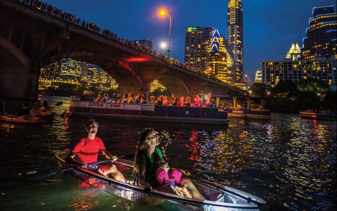Rent a Kayak for a New Perspective on Austin’s Bat Flight