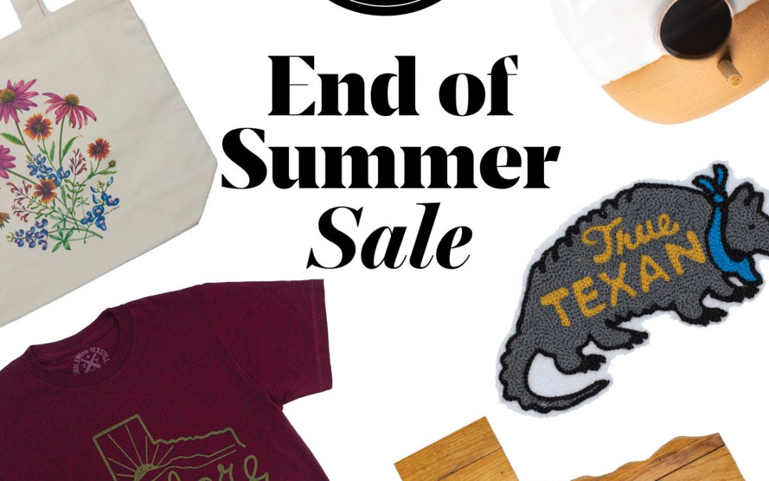 End of Summer Savings from Texas Highways Mercantile