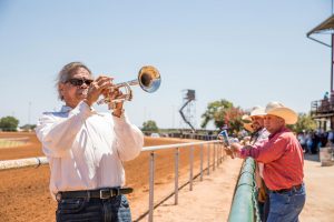 Trumpeter Robert Ortiz Has Been Playing the ‘Call to Post’ at Gillespie County Fairgrounds for 18 Years
