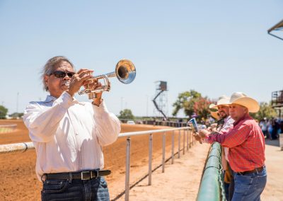 Trumpeter Robert Ortiz Has Been Playing the ‘Call to Post’ at Gillespie County Fairgrounds for 18 Years