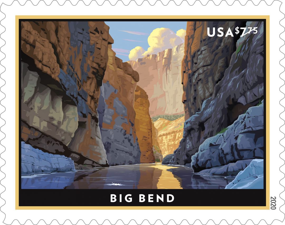 New Postage Stamp Depicts Big Bend’s Santa Elena Canyon