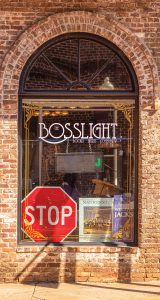 A photograph of the outside of The Bosslight.