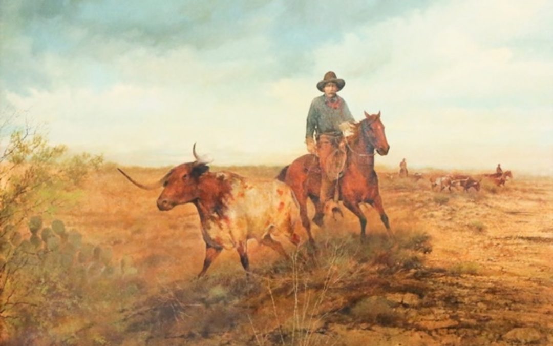 A Beeville Exhibit Features the Old West Paintings of San Antonio Artist Raul Gutierrez