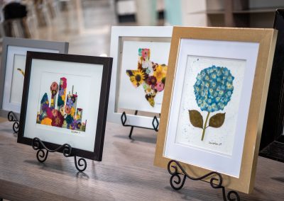 How a Dallas Artist Turns Pressed Flowers into Beautiful Keepsakes