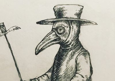 Author and Illustrator Edward Carey Shares the Story Behind His Quarantine Drawings