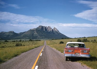 Governor Coke Stevenson Takes the Davis Mountain Scenic Loop in 1958