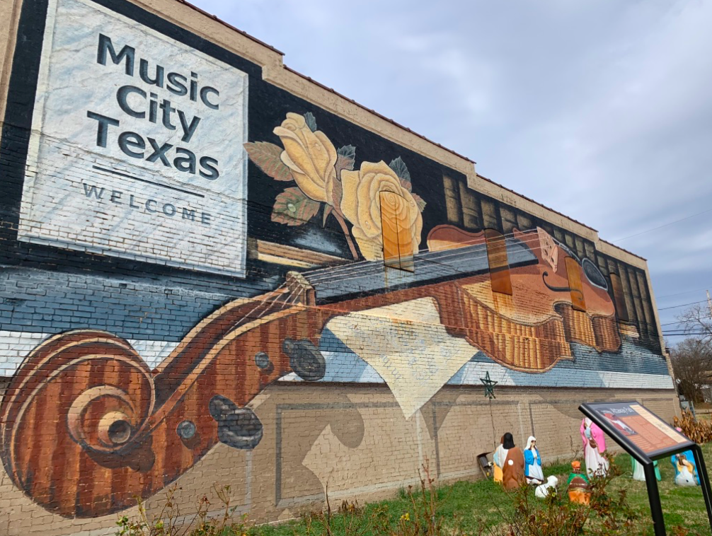 Linden Music City Texas Mural