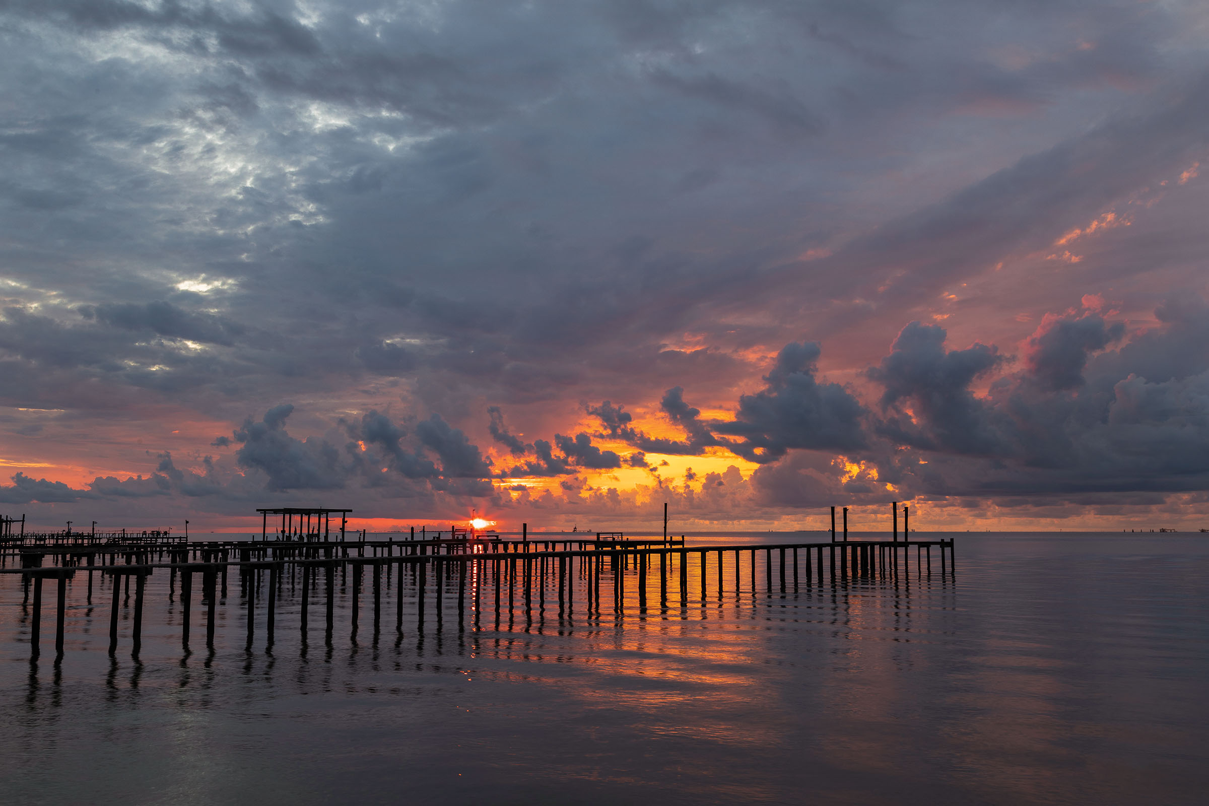 Pier in San Leon Texas