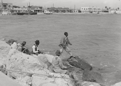 A 1939 Photograph Captures Fishermen on a Corpus Christi Pier