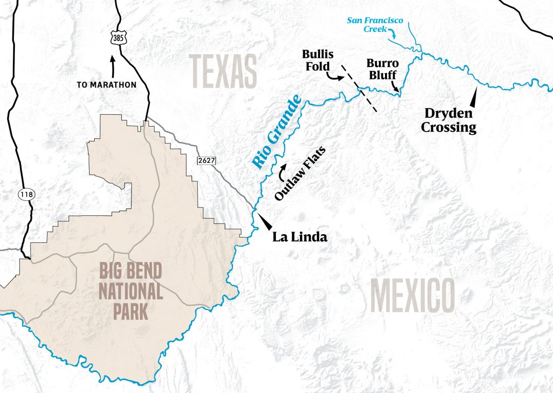 Explore The Most Remote Reaches Of The Big Bend S Mighty Rio Grande Remote Rio Grande Map 1080x767 
