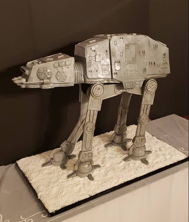 Star Wars AT-AT walker cake