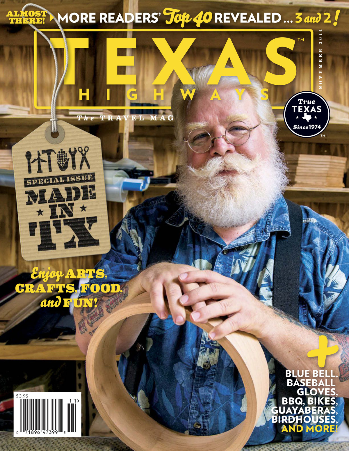 November 2014 Texas Highways Cover