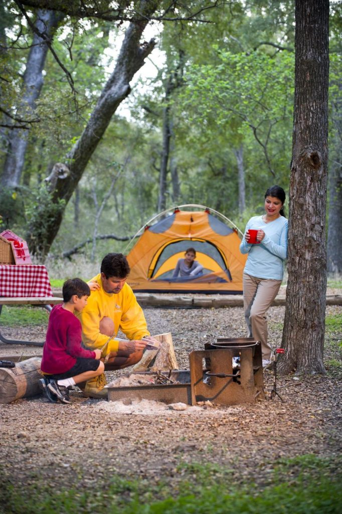Family Camping Texas